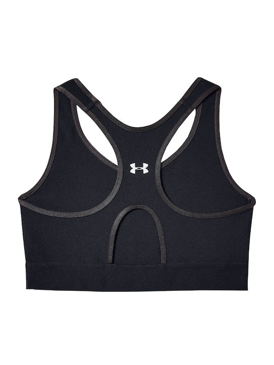 Mid Keyhole Graphic Women's Sports Bra without Padding Gray