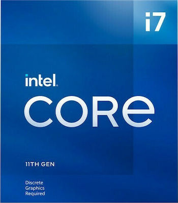 Intel Core i7-11700F 2.5GHz Επεξεργαστής 8 Πυρήνων για Socket 1200 σε Κουτί