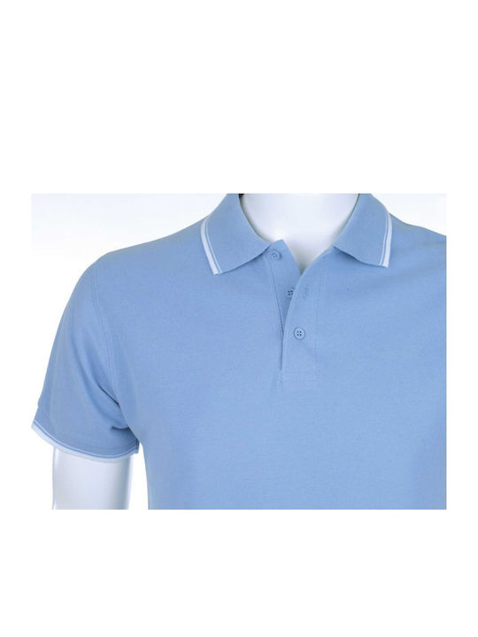 Sol's Practice Men's Short Sleeve Promotional Blouse Sky Blue 11365-200