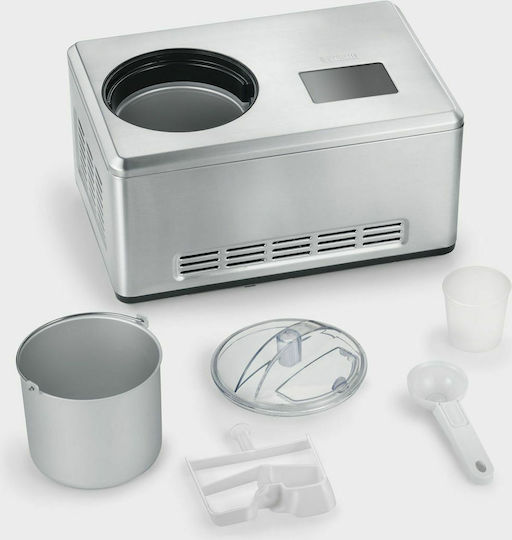 Severin EZ 7406 Яогурт мейкър с Купа и Дигитален Екран 2лт Сребрист 180W