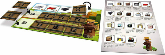 Επέκταση Παιχνιδιού Minecraft Builders & Biomes: Farmers Market για 2-4 Παίκτες 10+ Ετών (EN) Ravensburger