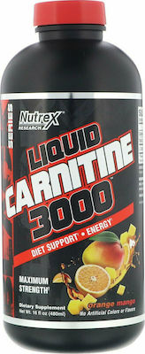 Nutrex Liquid Carnitine Συμπλήρωμα Διατροφής με Καρνιτίνη 3000mg και Γεύση Orange Mango 480ml