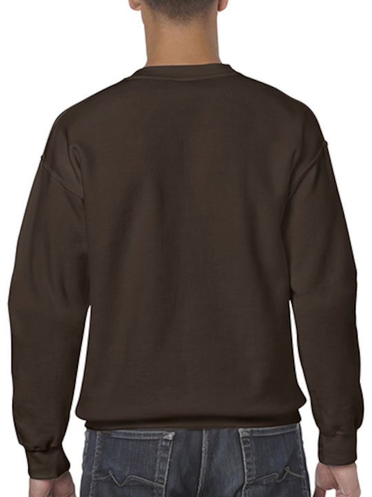 Gildan 18000 Men's Long Sleeve Promotional Blouse Dark Chocolate