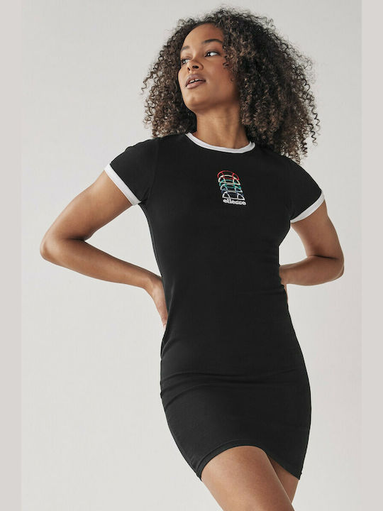 Ellesse Ninetta Rochii de vară pentru femei Mini Tricou Rochie Negru