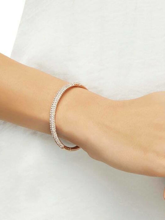 Swarovski Armband Handschellen Stone Medium mit Design mit Steinen Vergoldet