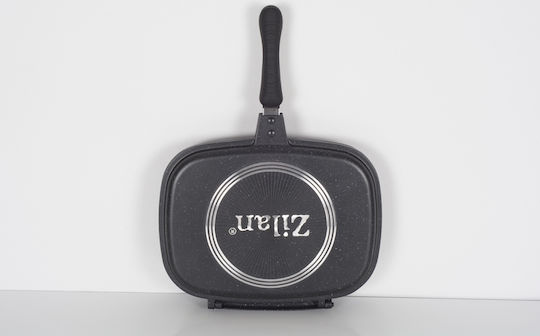 Zilan Smart Double Grill made of Aluminum with Non-Stick Coating 35cm
