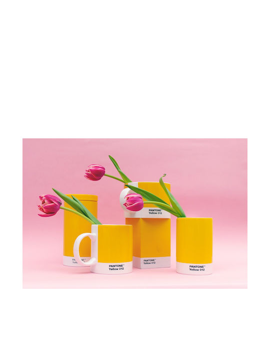 Pantone Lifestyle Tasse Espresso aus Porzellan Gelb 120ml