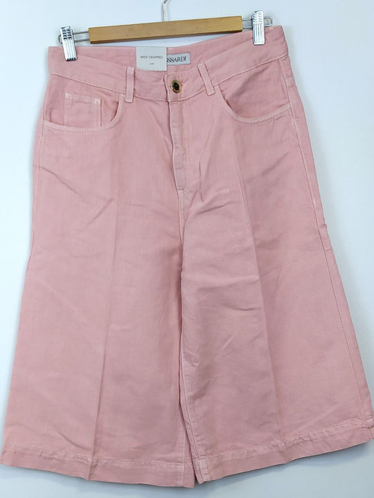 High Rise Women's Jeans Pants Pink