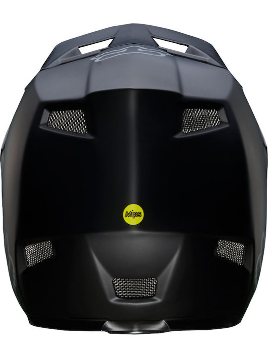 Fox Rampage Comp Volles Gesicht Fahrradhelm Berg / Abfahrtslauf mit MIPS-Schutz Schwarz