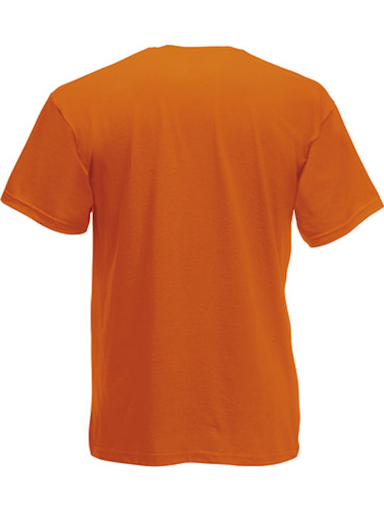 Fruit of the Loom Original T Werbe-T-Shirt in Orange Farbe
