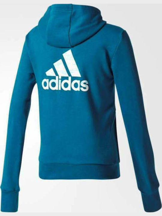 adidas Παιδική Ζακέτα Φούτερ Sport ID Μπλε