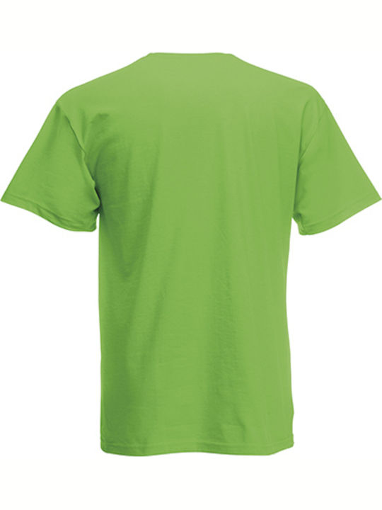 Fruit of the Loom Original T Мъжко Рекламна тениска Къс ръкав Lime Green