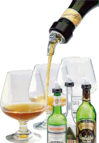 The Bars Plastic Capac de Flux pentru Sticle Negru