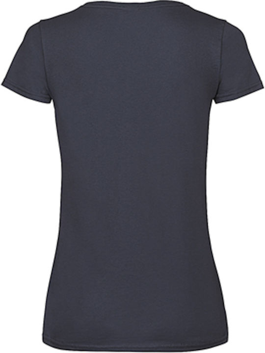 Fruit of the Loom Valueweight V Τ Femeiesc marin închis
