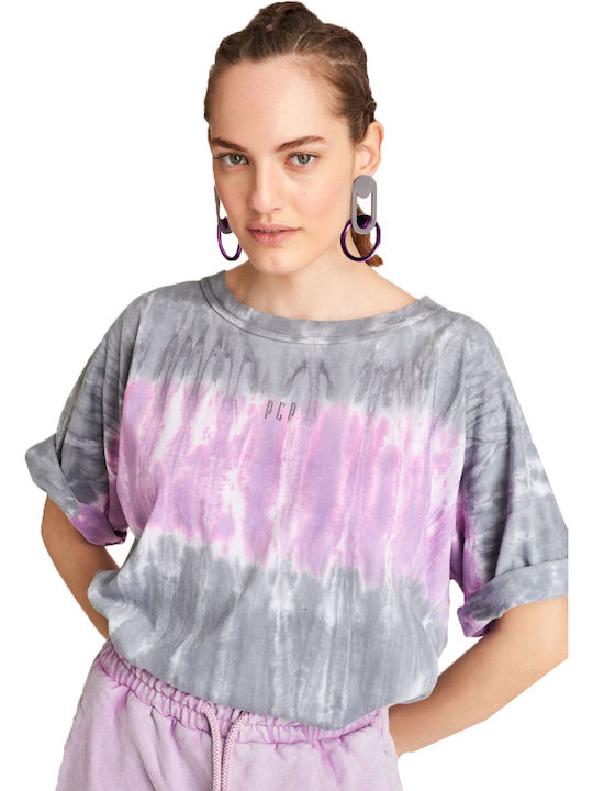 Bae Hohe Taille Jogginghose Jogger Acid Lilac