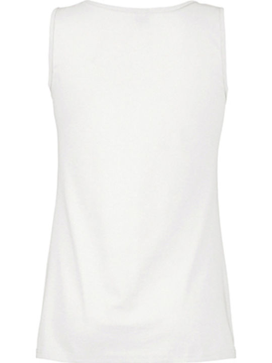 Fruit of the Loom Valueweight Women's Sleeveless Promotional Blouse White