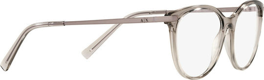 Armani Exchange Дамски Ацетатен Скелет Пеперуда Сив AX3078 8240