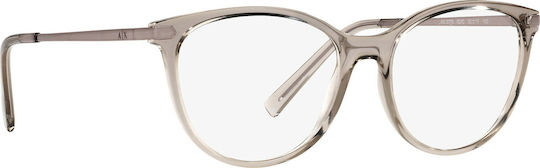 Armani Exchange Дамски Ацетатен Скелет Пеперуда Сив AX3078 8240