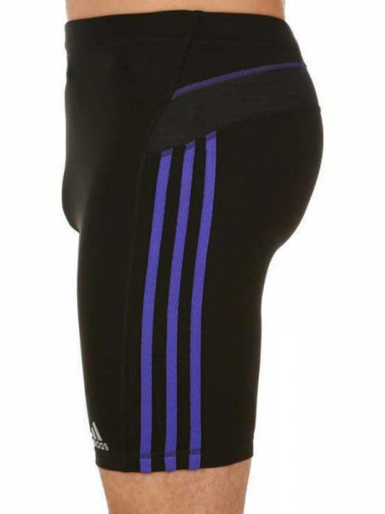 adidas Response Ανδρικό Αθλητικό Κολάν Κοντό Μαύρο