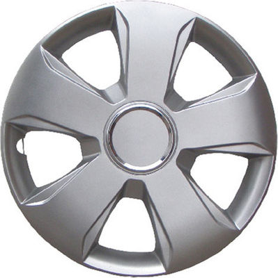 Croatia Cover Car Hubcap Set Universal 12" 4pcs Silver