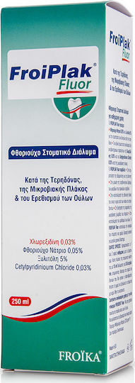 Froika Froiplak Fluor Вода за уста Ежедневна защита