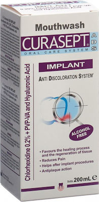 Curasept ADS Implant 220 Chlorhexidine 0.2% + PVP 200ml