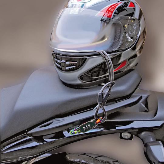 Lampa No-Ride Junior Κλειδαριά Κράνους Μοτοσυκλέτας Αντικλεπτική Κουλούρα Μοτοσυκλέτας με Μήκος 80εκ. L9061.2