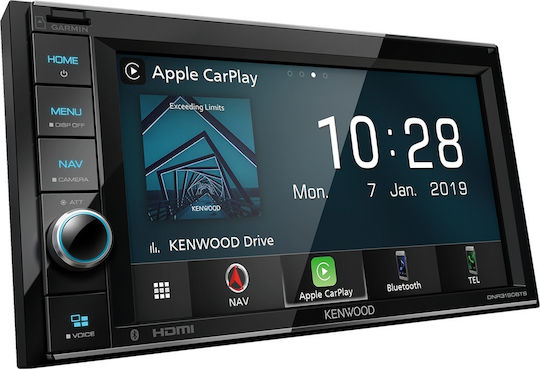 Kenwood Автомобилна Аудио Система 2DIN (Блутут/USB) с Тъчскрийн 6.2"