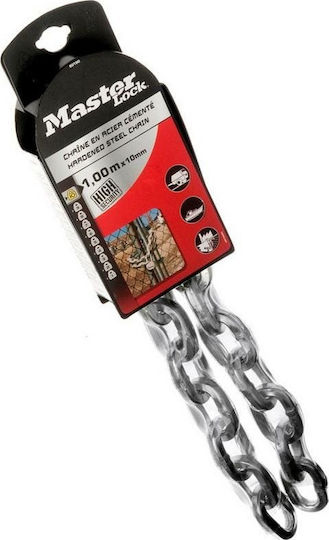 Master Lock No. 8019EURD Αλυσίδα Σήμανσης σε Ασημί Χρώμα Μήκους 1μ.