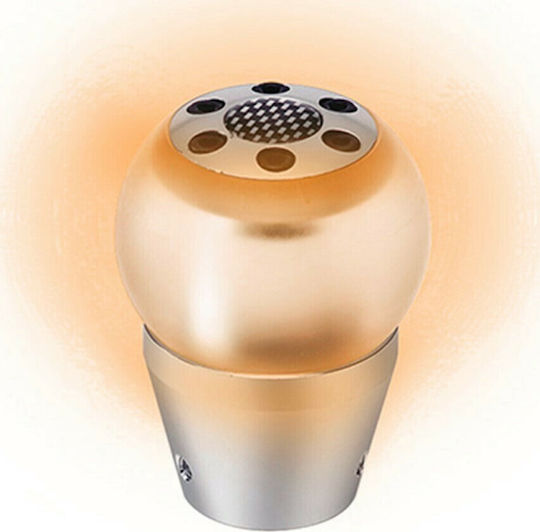 Lampa Shift Knob with LED Light Gear Lite Gear Shift Knob with LED Lighting Capability 12V Universal Aluminium Orange