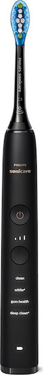 Philips Sonicare DiamondClean 9000 Electric Toothbrush with Pressure Sensor and Travel Case Black