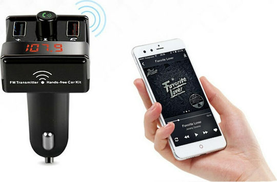 Factory FM Transmitter Αυτοκινήτου A7 Hands-Free Car Kit με Bluetooth