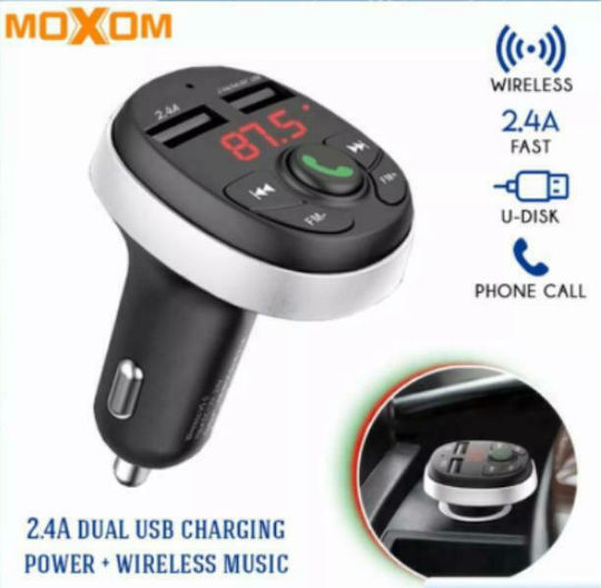 Moxom FM Car Transmitter with USB
