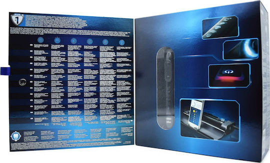 Oral-B Genius 10000N Elektrische Zahnbürste mit Timer, Drucksensor und Reisetasche Schwarz