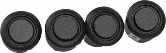 Osio Σύστημα Παρκαρίσματος Αυτοκινήτου OSP-235 με Buzzer και 4 Αισθητήρες 18mm σε Μαύρο Χρώμα