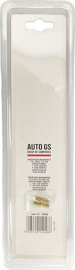 Auto Gs Κεραία Αυτοκινήτου Οροφής Sport 16cm Βιδωτή για Ραδιόφωνο σε Ασημί Χρώμα