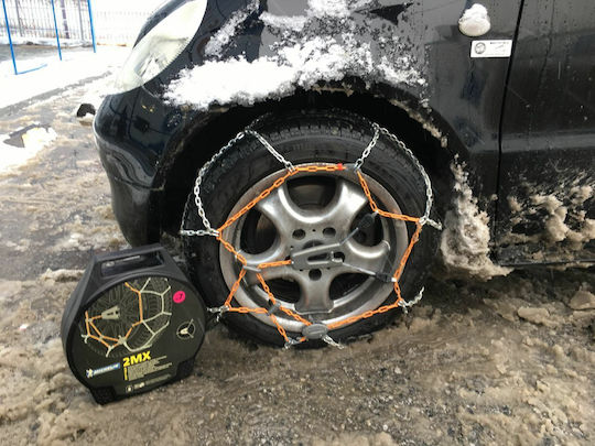 Michelin 2MX No4 Αντιολισθητικές Αλυσίδες Πάχους 9mm Επιβατικού Αυτοκινήτου 2τμχ