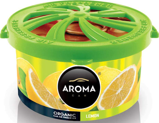 Aroma Car Αρωματική Κονσέρβα Κονσόλας/Ταμπλό Αυτοκινήτου Organic Lemon 40gr