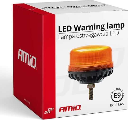 AMiO Far Auto LED 12 / 24V Impermeabil cu Portocaliu Iluminare