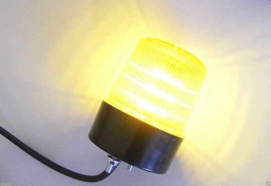 Car Beacon LED 24V with Orange Lighting