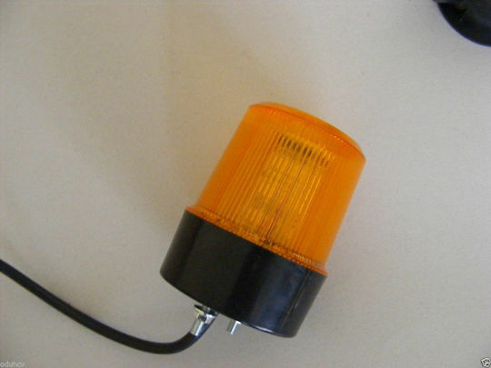 Car Beacon LED 24V with Orange Lighting
