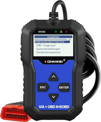 Konnwei Instrument de diagnosticare auto Digital OBD 2 cu Cablu