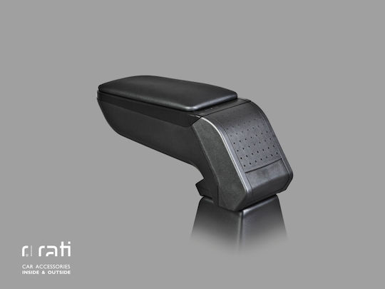 Rati Armster S Car PU Armrest for Fiat Doblo 2015+ Black