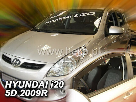 Heko Комплект Ветробрани Dark Fime за Hyundai i20 2бр