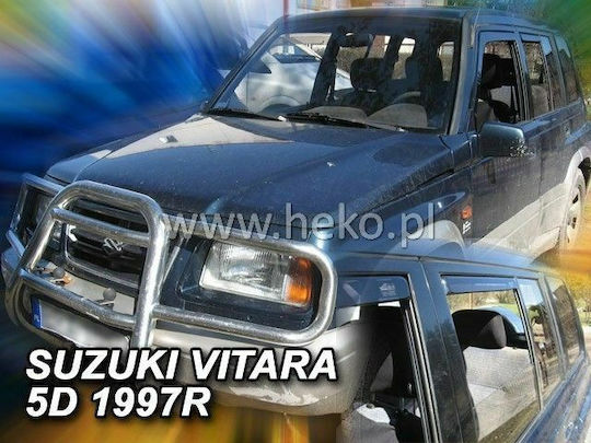 Heko Set of Windbreakers Front and Rear Car for Suzuki Vitara 5D 1998 4pcs