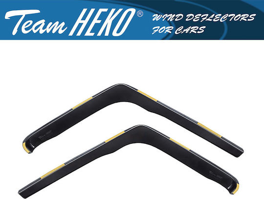 Heko Set of Windbreakers Front Trucks Dark Fime for Nissan Cabstar 2007 / Renault Maxity 2pcs