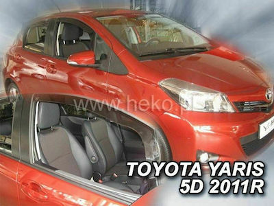 Heko Satz Windabweiser Vordere Autofenster für Toyota Yaris 2Stück