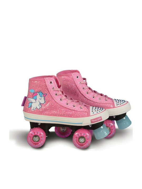 Byox Alicorn Quad Αυξομειούμενα Rollers Ροζ Παιδικά Byox Alicorn Quad Αυξομειούμενα Rollers Ροζ Παιδικά