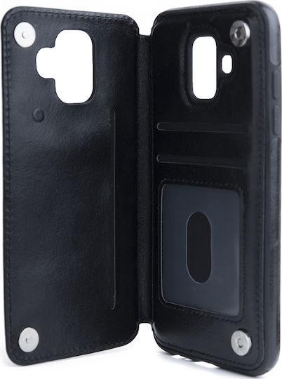 Forcell Wallet Synthetic Leather Black (Galaxy A6+ 2018)