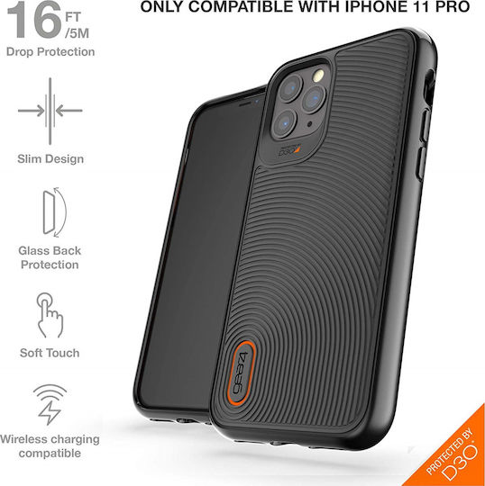 Gear4 Battersea Back Cover Silicon Negru (iPhone 11 Pro)